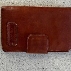 Oroton Rich Brown Leather Wallet.